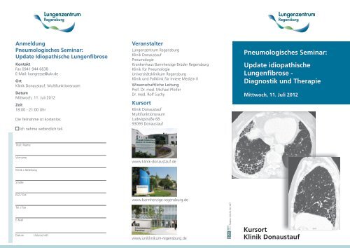 Pneumologisches Seminar: Update idiopathische Lungenfibrose ...