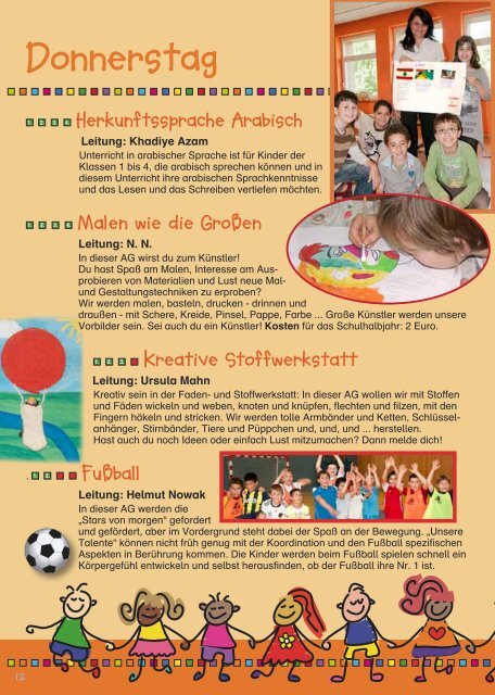 AG-Angebote Mittag- essen - Eichendorffschule