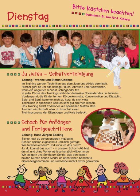 AG-Angebote Mittag- essen - Eichendorffschule