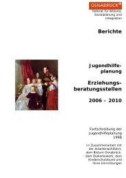 Berichte Erziehungs- beratungsstellen - Stadt OsnabrÃ¼ck