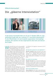 Die âglÃ¤serne Intensivstationâ - zwai