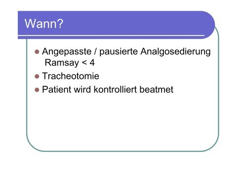 Weaning nach Plan - Atmung/Beatmung Dirk Jahnke