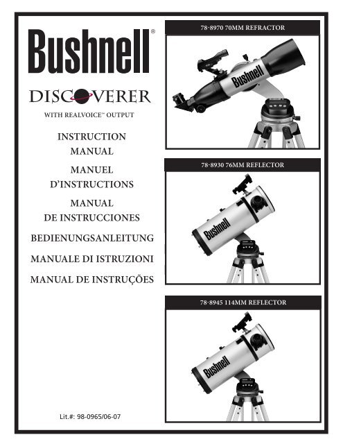 PAGE GUIDE - Bushnell
