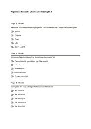 Allgemeine Klinische Chemie und PrÃ¤analytik 1 - Mtaschule-os.de