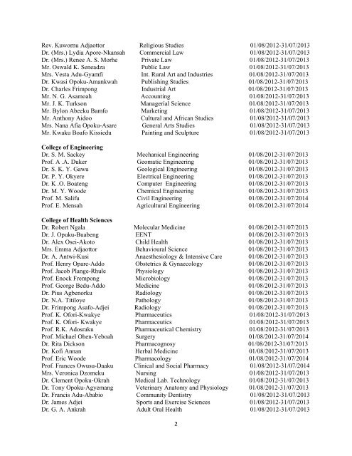 deanship appointments temporary deanship appointments ...