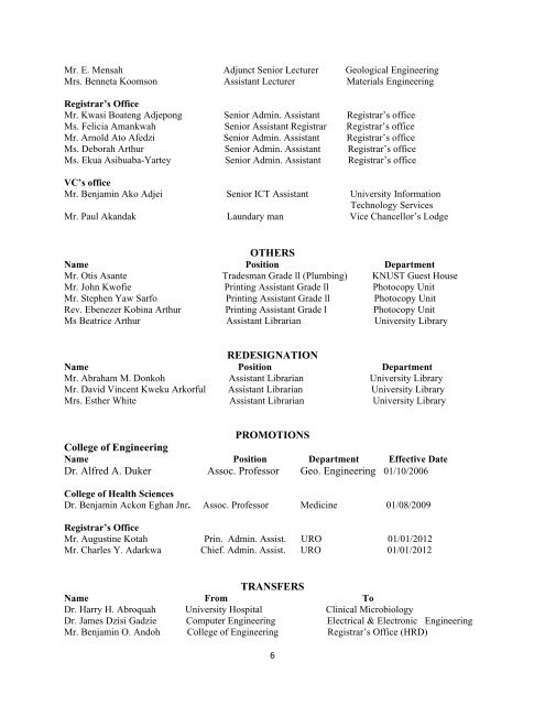 deanship appointments temporary deanship appointments ...