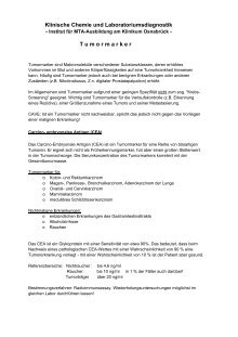 Lehrbrief Tumormarker Mtaschule Os De