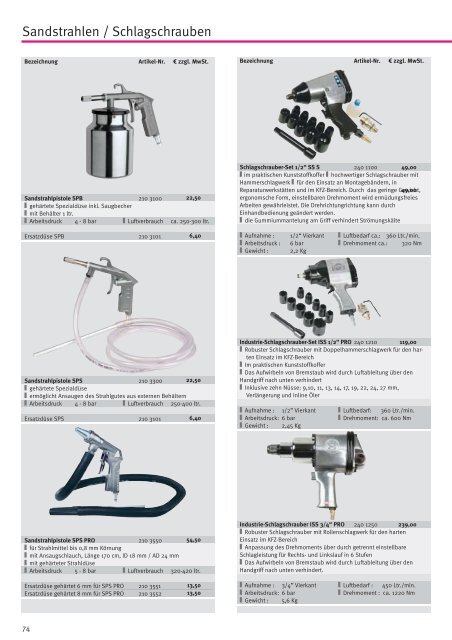 603/50 · 603/100 AIRPROFI zweistufig verdichtend 723/100