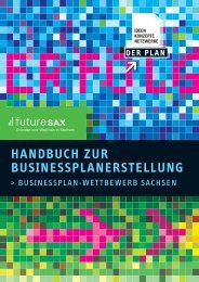 Ein Handbuch zum Businessplan (futureSAX) - WirtschaftsfÃ¶rderung ...