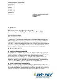 15. Oktober 2010 Sehr geehrter Herr Bundesrat Sehr geehrte ... - EVP