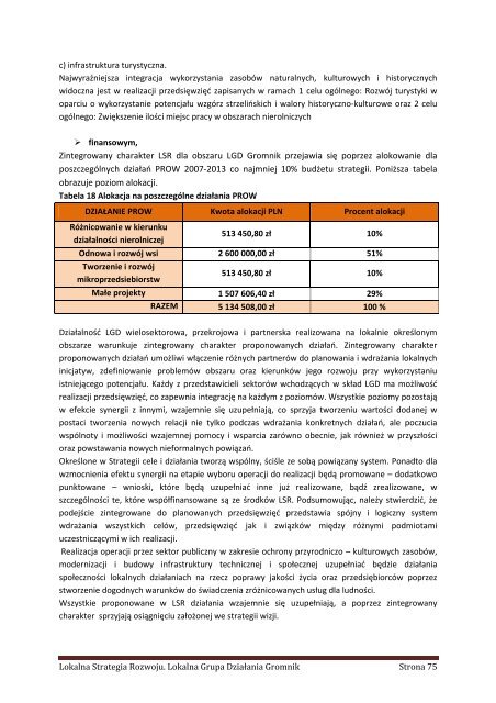 Lokalna Strategia Rozwoju - Urząd Marszałkowski Województwa ...