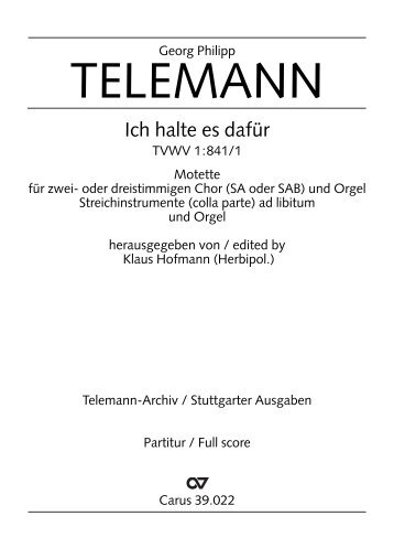 TELEIV\ANN - Carus-Verlag