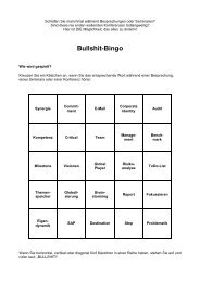Bullshit-Bingo - Humor.ch