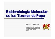 EpidemiologÃ­a molecular de los tizones de la papa