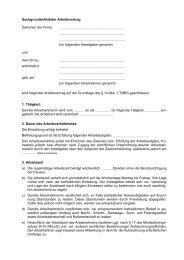 Sachgrundbefristeter Arbeitsvertrag - Gruender-MV.de