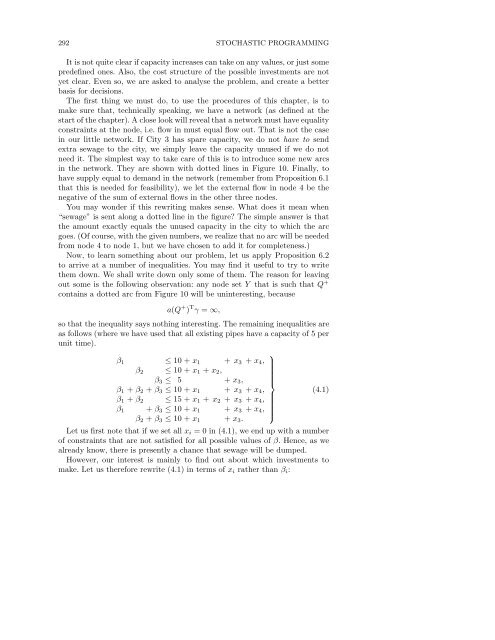 Stochastic Programming - Index of