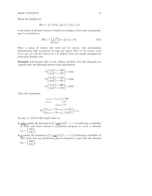 Stochastic Programming - Index of