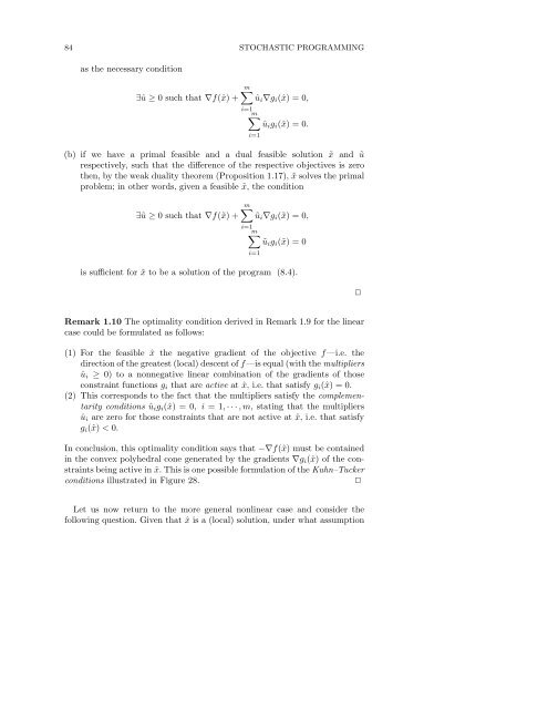 Stochastic Programming - Index of