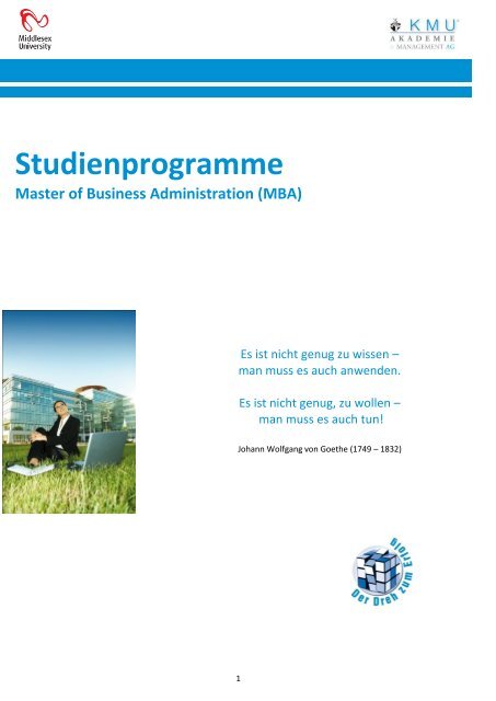 MBA Studienprogramme Middlesex University - bildungskarenz-kmu ...