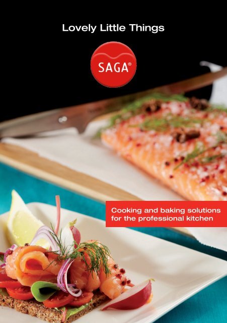 Cooking and baking solutions for the professional kitchen - SAGA