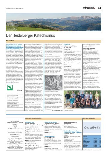 Der Heidelberger katechismus - Evangelisch-reformierte ...