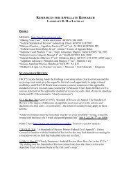 Appellate Resources Links - UMKC School of Law