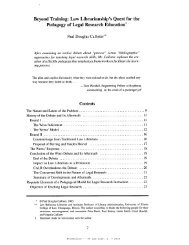 HeinOnline -- 95 Law Libr. J. 7 2003 - UMKC School of Law