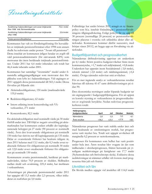 Årsredovisning 2011, 5,03 MB - Ängelholms kommun