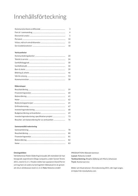 Årsredovisning 2011, 15,75 MB - Båstads kommun