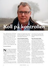 Koll på kontrollen - Food Diagnostics AB