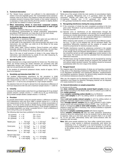 Nitrate (NO 3 ) - Food Diagnostics