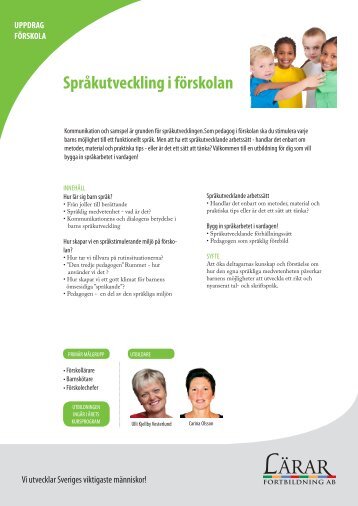 SprÃ¥kutveckling i fÃ¶rskolan.pdf - LÃ¤rarfortbildning
