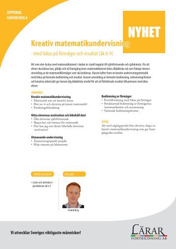 Kreativ matematik Gr H.pdf - LÃ¤rarfortbildning