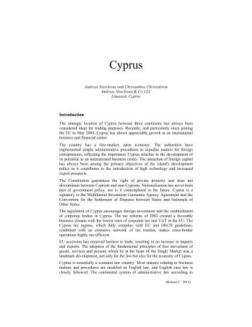 Cyprus - Andreas Neocleous & Co