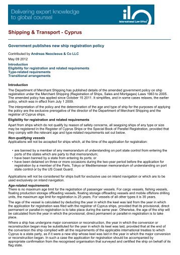 ILO shipping - ship registration.pdf - Andreas Neocleous & Co