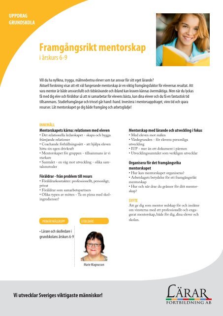 FramgÃ¥ngsrikt mentorskap i Ã¥k 6-9 H.pdf - LÃ¤rarfortbildning