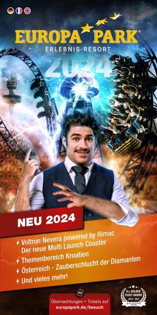 Europa-Park Attraktionsprospekt Sommer 2024