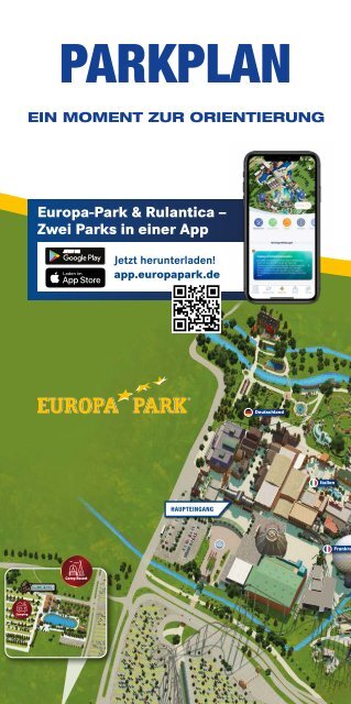 Europa-Park Attraktionsprospekt Sommer 2024