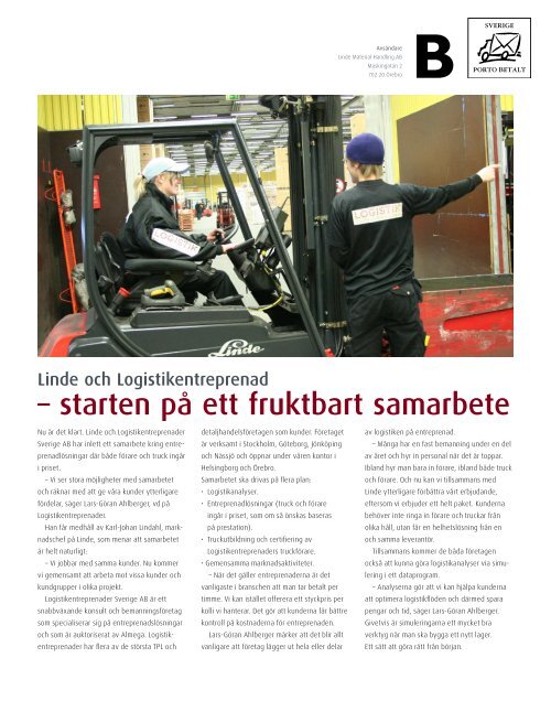 BÃ¤ttre upp - Linde Material Handling AB