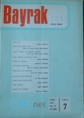 BavrakAYLIK DERGÄ° OCAK 1972 YIL: 19 2,5 LÄ°RA