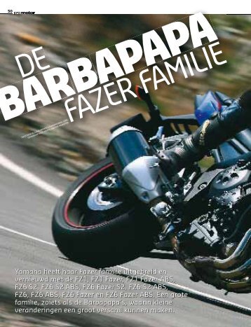 Yamaha FZ1(Fazer ABS tussen haakjes) - Promotor