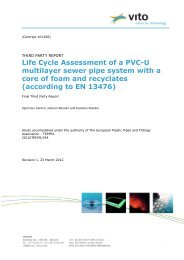 Life Cycle Assessment of a PVC-U multilayer sewer ... - BureauLeiding
