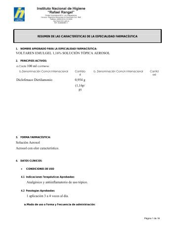 VOLTAREN EMULGEL 1,16% SOLUCIÃ“N TÃ“PICA AEROSOL ...