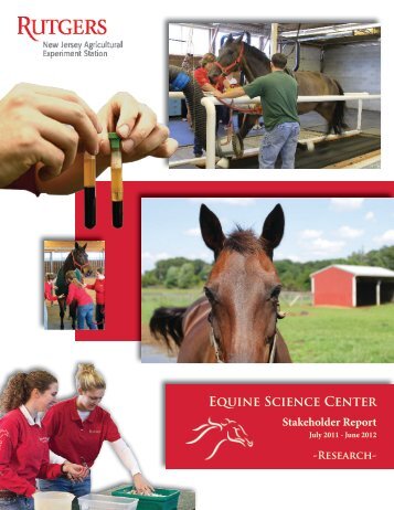 July 1, 2011 - June 30, 2012 - Rutgers Equine Science Center