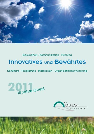 Innovatives und BewÃ¤hrtes - GK Quest Akademie