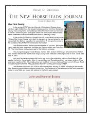 THE NEW HORSEHEADS JOURNAL - Village of Horseheads