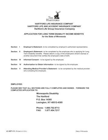 The Hartford Com >> Certificate of Insurance HARTFORD LIFE AND ACCIDENT - US Bank The Hartford Com >> Certificate of Insurance HARTFORD LIFE AND ACCIDENT - US Bank