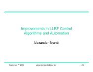 Improvements in LLRF Control Algorithms and Automation - Desy