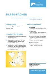 SILBEN-FÄCHER - Lesekultur macht Schule