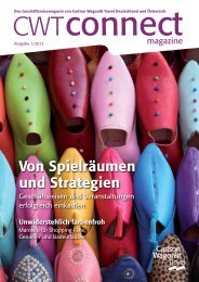 CWT Connect Magazine Ausgabe 01-2012 - Carlson Wagonlit Travel